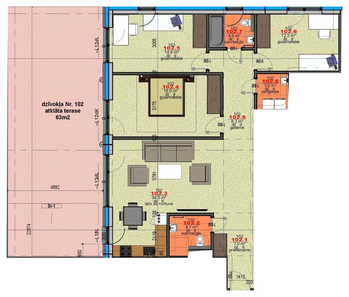 Квартира 102