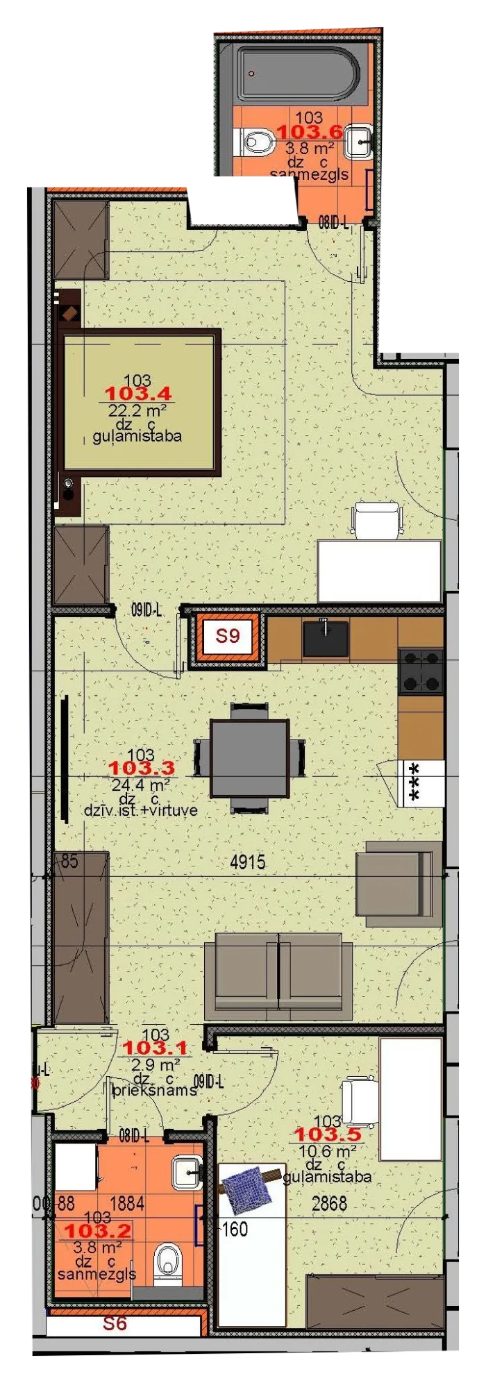 Квартира 103