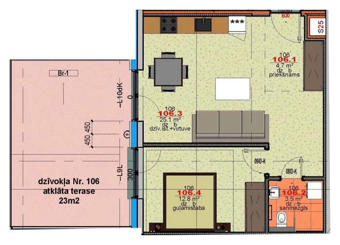 Квартира 106