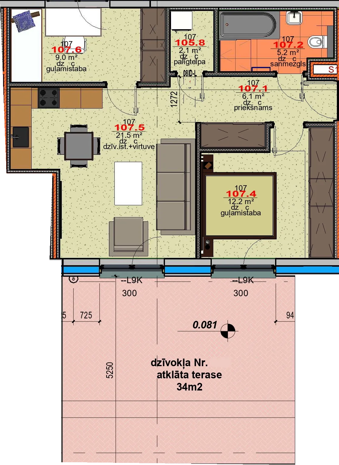 Apartment 107