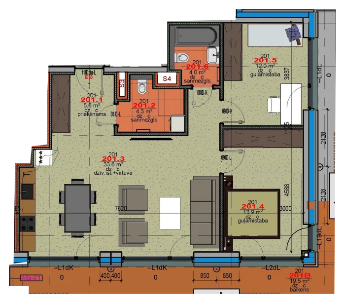 Квартира 201