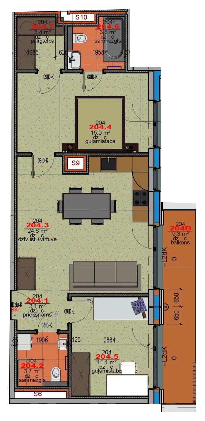 Квартира 204