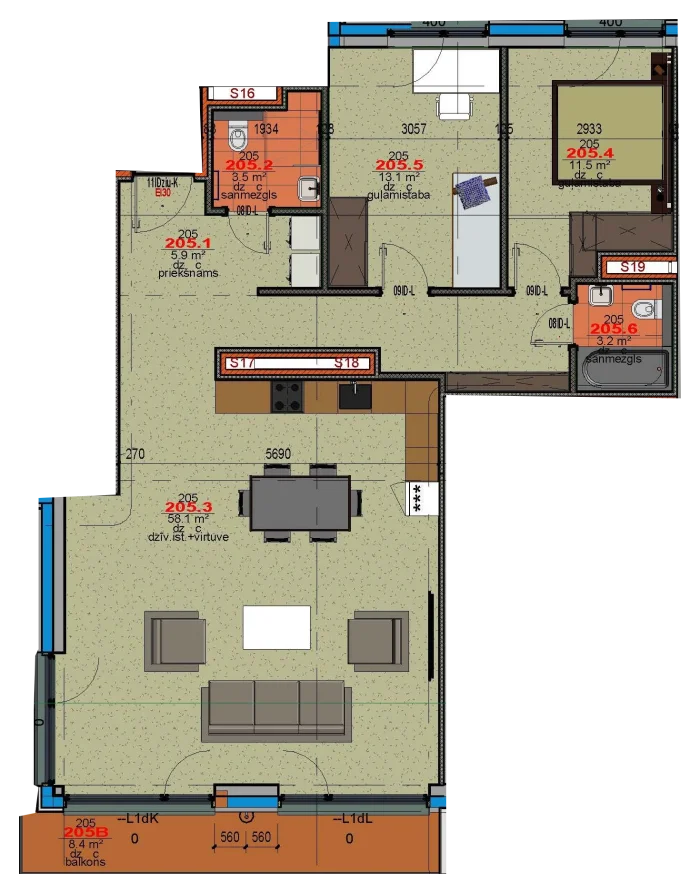 Квартира 205