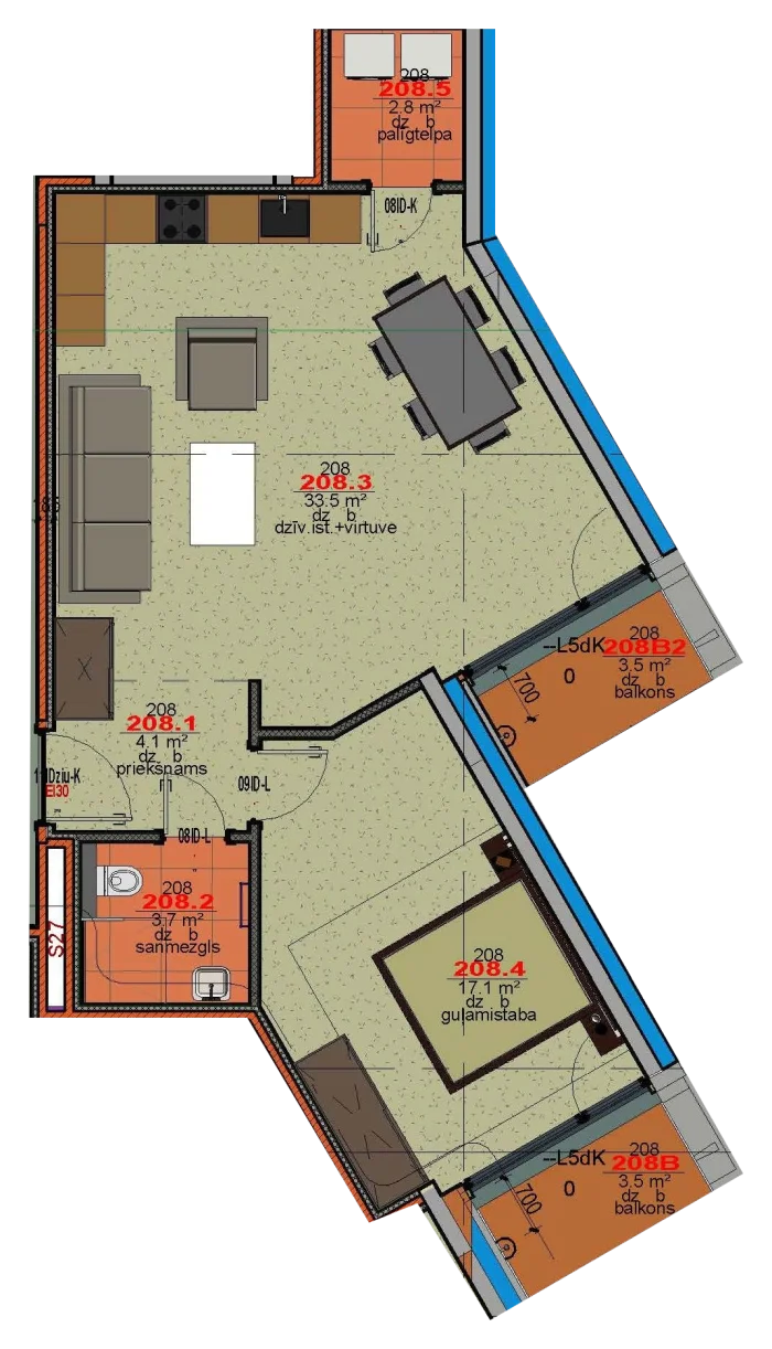 Квартира 208