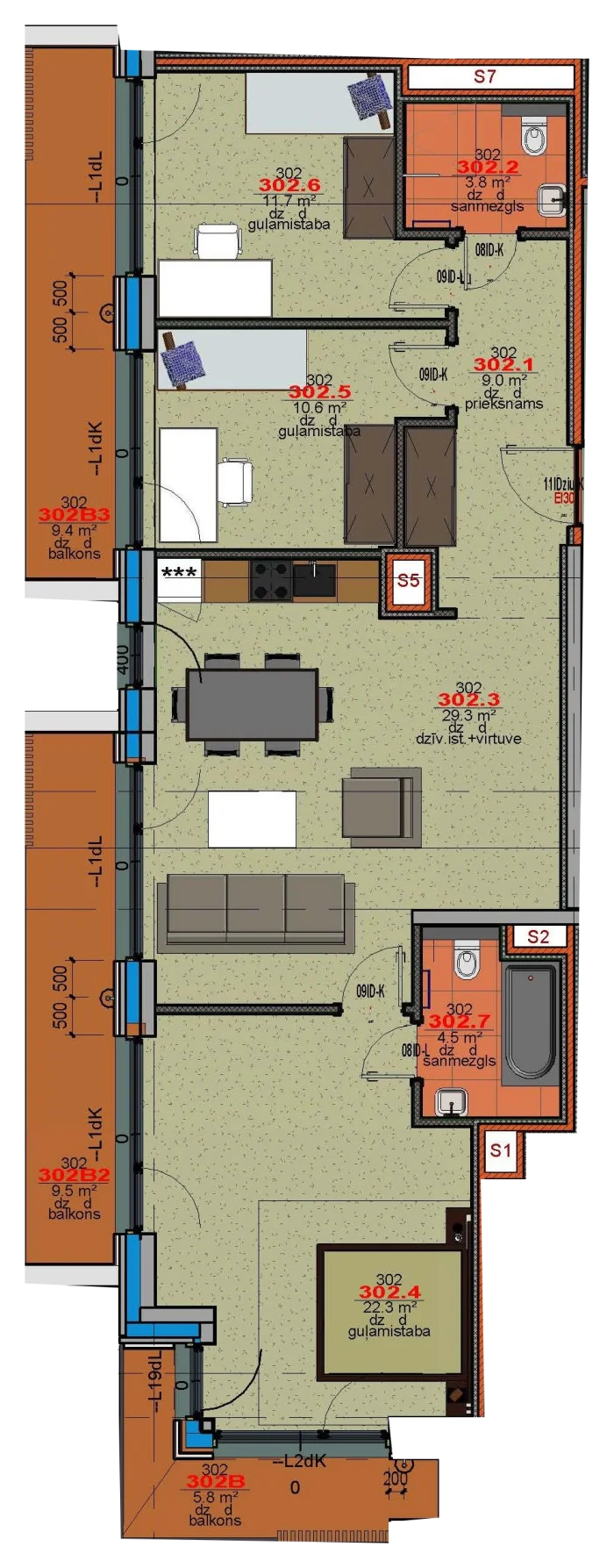 Квартира 302