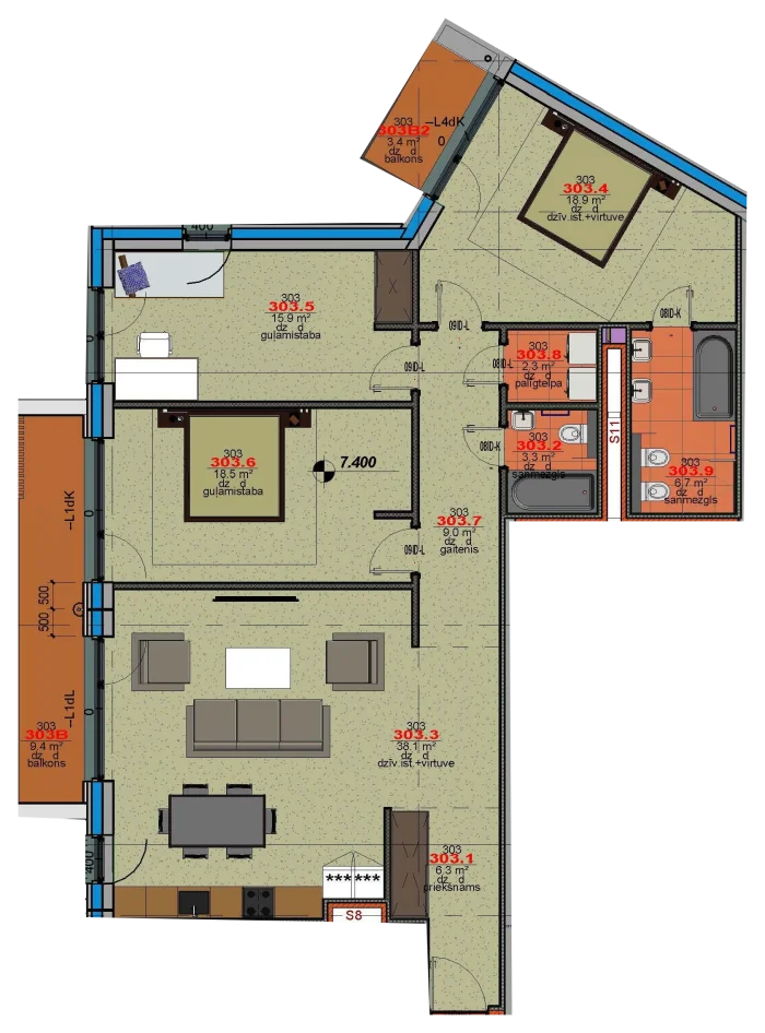 Квартира 303