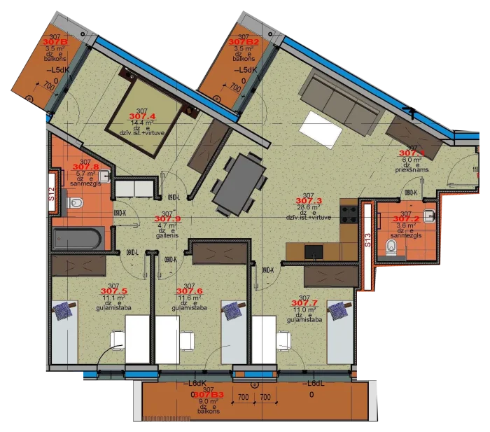 Квартира 307