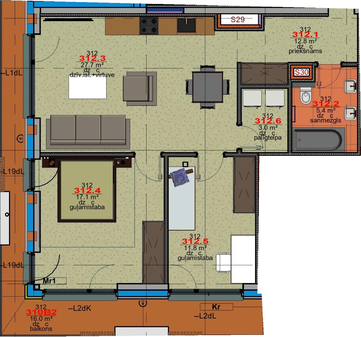 Apartment 312