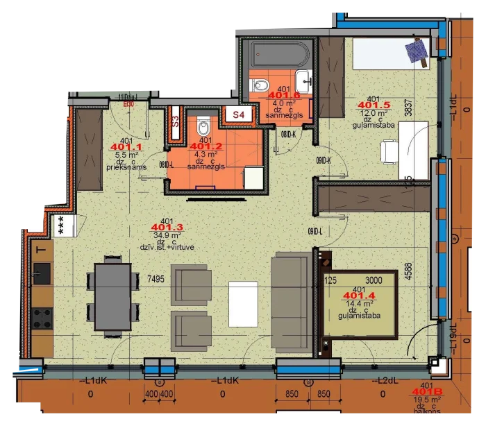 Квартира 401