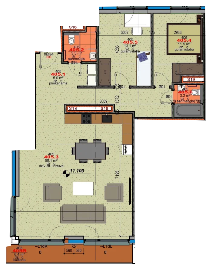 Квартира 405