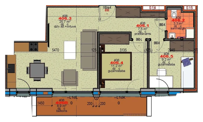 Квартира 406