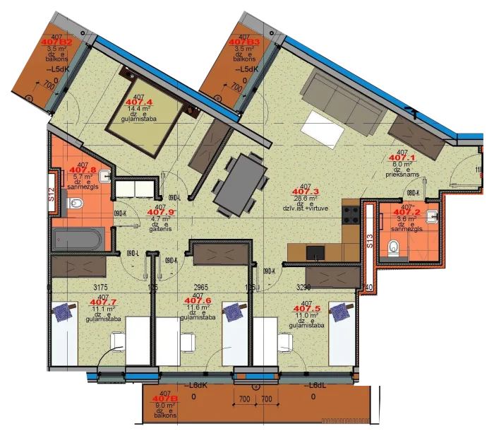 Квартира 407