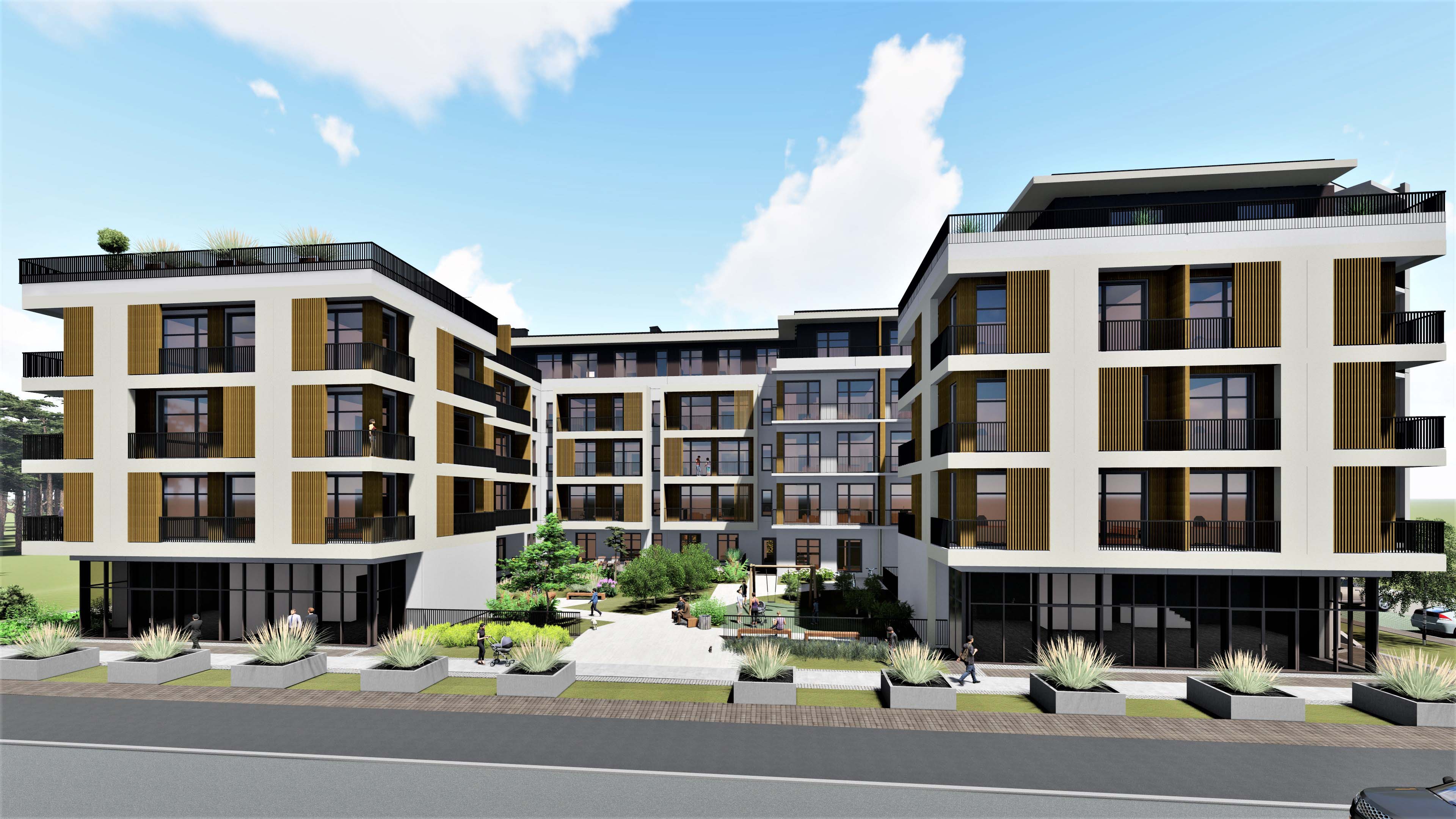 Liedaga Nams ēkas vizualizācija